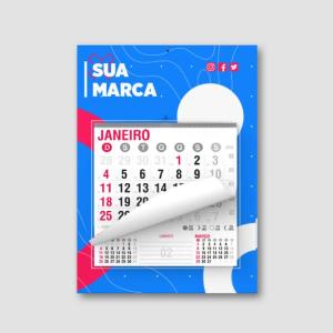 Folhinha Comercial-Calendário  270x370mm em Duplex 250g    