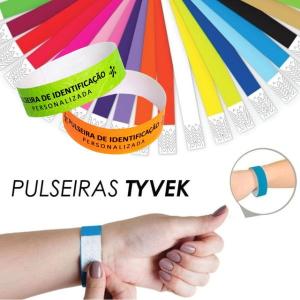 Pulseira Personalizada  em Material Sintético    